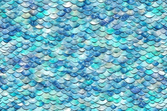 Download Mermaid Scales Digital Paper - Premium Resources