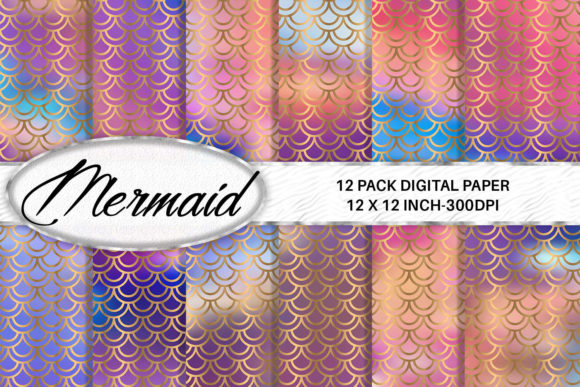 Download Mermaid Scales Digital Paper - Mermaid scales digital paper Collection