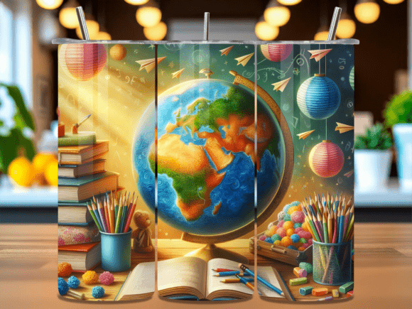 Download Classroom School Supplies Tumbler Wrap - Wrap Collection