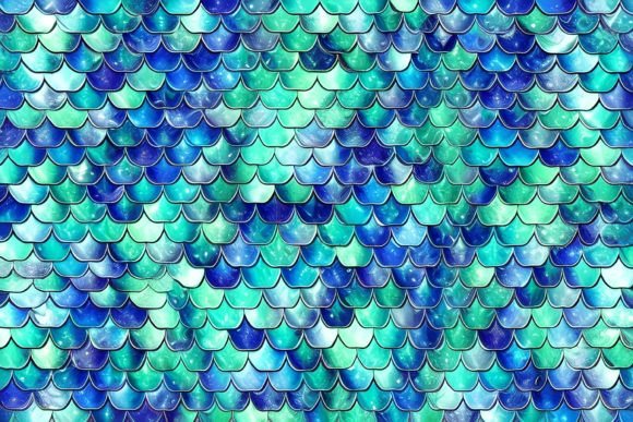 Download Mermaid Scales Digital Paper - Premium Resources