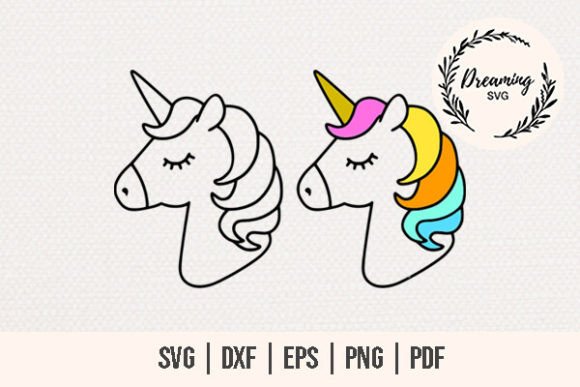 Download Unicorn SVG - Unicorn Head Silhouette - Unicorn Collection