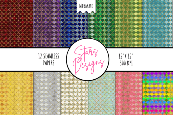Download Mermaid Scales Digital Paper Pattern - Mermaid scales digital paper Collection