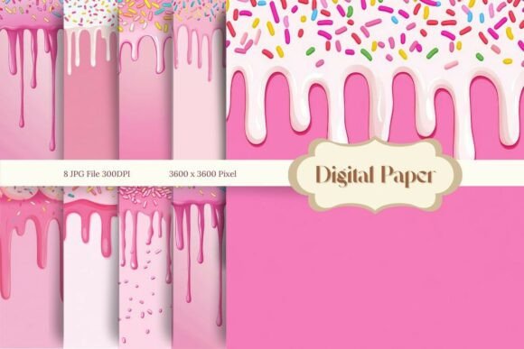 Download Ice Cream Drip Background Wallpaper - Wallpaper Collection