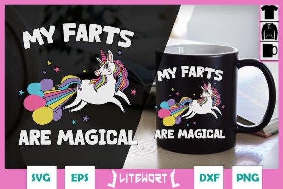Download My Farts Are Magical Funny Unicorn SVG - Unicorn Collection