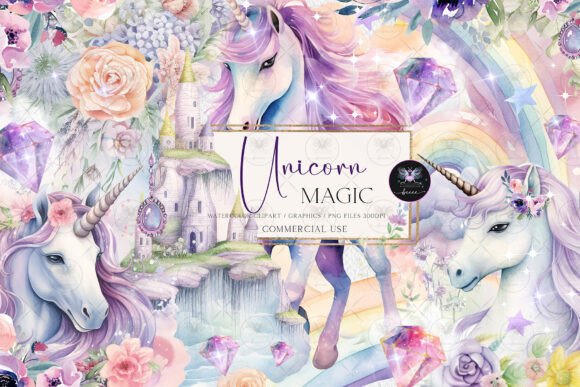 Download UNICORN MAGIC Clipart - Unicorn Collection