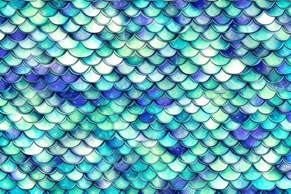 Download Mermaid Scales Digital Paper - Premium Resources
