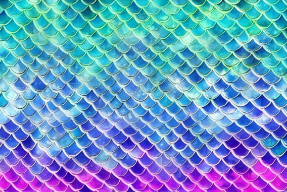 Download Mermaid Scales Digital Paper - Premium Resources