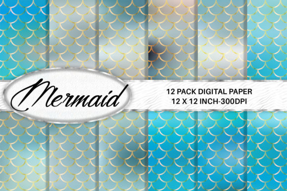 Download Navy Blue Mermaid Scales Digital Paper - Mermaid scales digital paper Collection