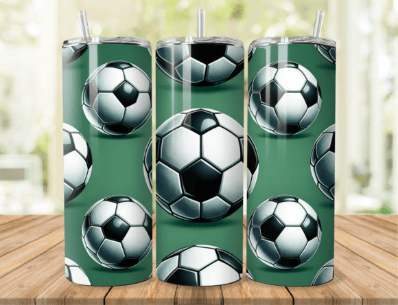 Download Soccer Ball Pattern Tumbler Wrap - Wrap Collection